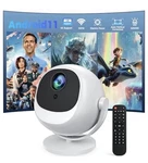 L-mix Mini 4K Smart Portable Projector With Rotatable BL-360 White. Fixed Price $39.00.