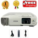Epson Powerlite 98 Projector 3000 Lumens 1080I Hdmi H577A Bright W/bundle. Fixed Price $167.83.