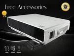 Lamp-free Dlp Projector 4K Sports, Youtube, Tv Shows 2500 Lumens 2160P Hdmi. Fixed Price $99.55.