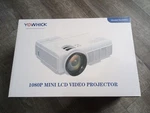 Yowhick DP01 Led Projector - 1080P Output, 100" Screen Included (grey). Fixed Price $119.00.
