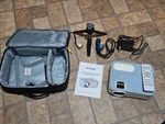 Fangor Digital Multimedia Projector Bundle Model F-206A With Remote And Backdrop. Fixed Price $18.00.