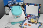 Smart Sketcher 2.0 Projector Power Cord Cartridges, Paper, Wipe Board, Manual. Fixed Price $59.99.