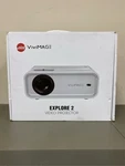Vivimage Explore 2 Mini Wifi Projector 4500 Lux 1080P Supported 40. Fixed Price $216.46.