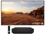 New Hisense 100L9G-DLT100B 100" 4K Ultra Short Throw Laser Projector & Screen. Fixed Price $2299.00.