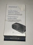 Insignia Audio Video Selector Switch Av A/v Rca Composite NS-VS314. Fixed Price $7.19.