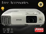 Epson Powerlite 97H 3LCD Projector 2700 Ansi 1080I 2HDMI W/remote Bundle. Fixed Price $136.00.