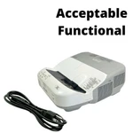 Epson Powerlite 470 3LCD Projector Ust - Acceptable Functional W/power Cable. Fixed Price $107.27.