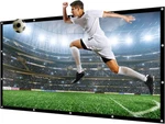 Large 250" Hd Projector Screen - Wall Mounted Canvas For Outdoor Home Theater. Fixed Price $219.99.