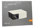 Apeman LC500 Video Projector Gaming Movies Lcd 1280PX 720 Led White. Fixed Price $45.00.