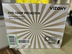 Vizony Fhd 1080P Projectors 800ANSI 5G Wifi Bluetooth Full-sealed Home Theater. Fixed Price $200.00.