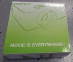 Cozyswan GP9 Support 1080P Hdmi 1500 Luminous Lcd Mini Projector. Fixed Price $32.95.