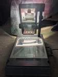 3M Compact Folding Portable Overhead Projector 2000 Ag Carrying Case Tabletop. Fixed Price $99.00.