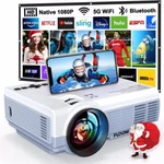 Fudoni Portable Projector With Wifi And BLUETOOTH,5G 9000L Native 1080P. Fixed Price $113.58.