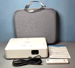 Epson Epiqvision Flex CO-W01 3LCD Projector HA86A W/ Remote & Gray Carrying Case. Fixed Price $299.95.