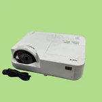 Nec NP-M332XS Short-throw Dlp Projector 3300 Ansi Lumens White #U1361. Fixed Price $131.88.