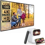 Wifi Mini Projector With 120" Screen, Wewatch Movie Inch Prem. Fixed Price $129.90.