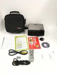 Optoma EP719 Dlp Portable Projector W/ Remote, Bag, 107 Lamp Hours Working. Fixed Price $46.94.