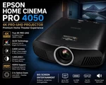 Epson Cinema 4050 4K Pro-uhd 3LCD Projector With High Dynamic Range Tested. Fixed Price $1399.99.