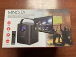 Minolta MN674 Portable Projector Bundle Pack With 100 Inch Screen. Fixed Price $99.00.