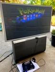 Panasonic Projection Tv Hd Crt 53" PT-53WX54J Old School Retro Gaming Big Rem. Fixed Price $425.00.