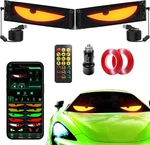 2PIECES 15X4" Devil Eyes Car Led Display Screen Diy Windshield Lights. Fixed Price $38.53.
