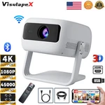 4K Projector 45000LMS 1080P 3D 5G Wifi Bluetooth Video Home Theater 230" Display. Fixed Price $89.99.