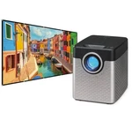 Gpx 1280 720 All In One Movie + Led Projector & Screen Kit W/ 120" New. Fixed Price $64.99.