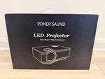 Poner Saund T6 Led Projector 1080P Hd For Home Theater Portable. Fixed Price $35.00.