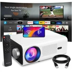 Projector Bluetooth 4K 1080P Fhd 5G Wifi Led Movie Video Home Theater Hdmi Av. Fixed Price $36.99.
