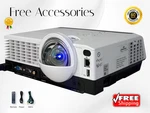 Ricoh Pj WX4241N Dlp Projector Screen Size Up 400" 3300 Lumens Miracast 2160P. Fixed Price $259.67.