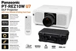 Panasonic PT-REZ10W U7 Dlp Projector Includes Lens, Remote Rolling Hard Case. Fixed Price $14999.99.