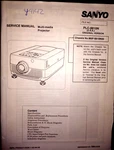 Sanyo PLC-8810N Multi-media Projector Original Service Repair Manual. Fixed Price $24.94.