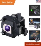 V13H010L69 Epson Projector Lamp - Long Lasting Replacement For Home Cinema. Fixed Price $157.99.