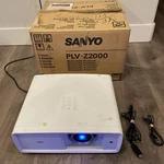Sanyo PLV-Z2000 Projectors With Original Box Please Read. Fixed Price $162.50.