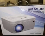 Bigasuo PRO302 Hd Bluetooth Projector Built In Dvd Player Nib. Fixed Price $65.00.