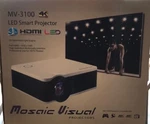 Mosaic Visual 3D Hd Projector /w 72" Screen (new). Fixed Price $629.99.
