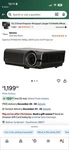 Optoma TH1060 Dlp Projector 3600 Lumen 1080P 1920 X Black Desktop. Fixed Price $450.00.