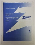 1990'S Zenith PRO900X Projector Installation, Set-up Guide For System Installer. Fixed Price $17.97.