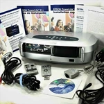 Projector Epson Powerlite Rich Color Hdtv Multimedia EMP-S1H 1400 Lumens. Fixed Price $195.50.