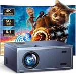 4K Support With Wifi And Bluetooth, Ownknew Portable Mini Projector.... Fixed Price $78.25.