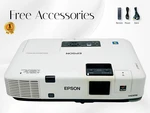 Epson Powerlite 1915 3LCD Business Projector 4000 Lumens Wireless 1080I Hdmi. Fixed Price $197.59.
