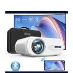 Onoayo AYO1 1080P Home Theater Projector, 5G Wireless, Bluetooth, Dust-proof. Fixed Price $159.00.