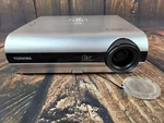 Refurbished Toshiba TDP-T40U Dlp Projector Portable Hd 1080I Unit Only Tested. Fixed Price $17.77.