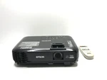 Epson H722A Portable 3LCD Projector (1920 X 1200) 3200 Lumens (w/ Remote) - Read. Fixed Price $75.00.