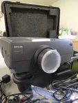 Epson Lcd Projector Model ELP-7250 Great Condition! Cords, Remote Incl. 381 Hour. Fixed Price $60.00.