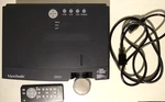 Viewsonic PJ853 Portable Lcd Projector / Remote & Case, 800 Lumens, Svga, Tested. Fixed Price $420.00.