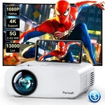 Pericat PJ108 5G Wifi Bluetooth Native 1080P Projector, Pc, Hdmi, Tv Stick, PS5. Fixed Price $54.99.