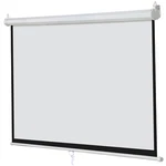 100 Inch Manual 16:9 Pull Down Projector Screen Home Theater Movie For Dual Wall. Fixed Price $64.19.