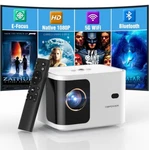 Dbpower 5G Wifi Mini Bluetooth Projector 4K Support Electric Focus Video (white). Fixed Price $89.99.