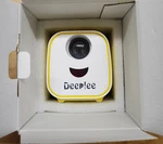 Deeplee Portable Mini Projector Led Video For Home, Travel Yellow Nib. Fixed Price $33.00.